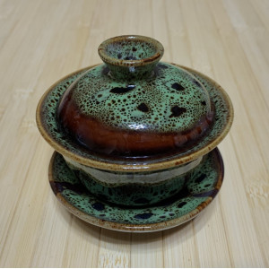 Гайвань бирюзовая керамическая Чаоу Цзиша 100 мл